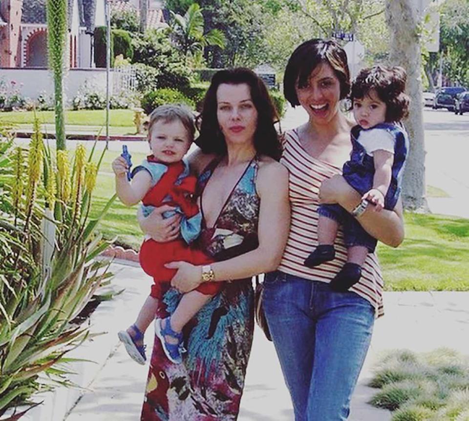 <p>Debi Mazar/Instagram</p> Debi Mazar and one of her daughters posing alongside fellow actress Drena De Niro and Drena