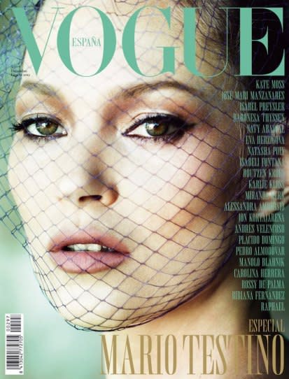 Kate Moss in Spanish Vogue December 2012