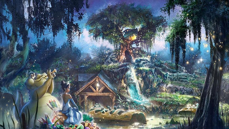 New Splash Mountain concept art