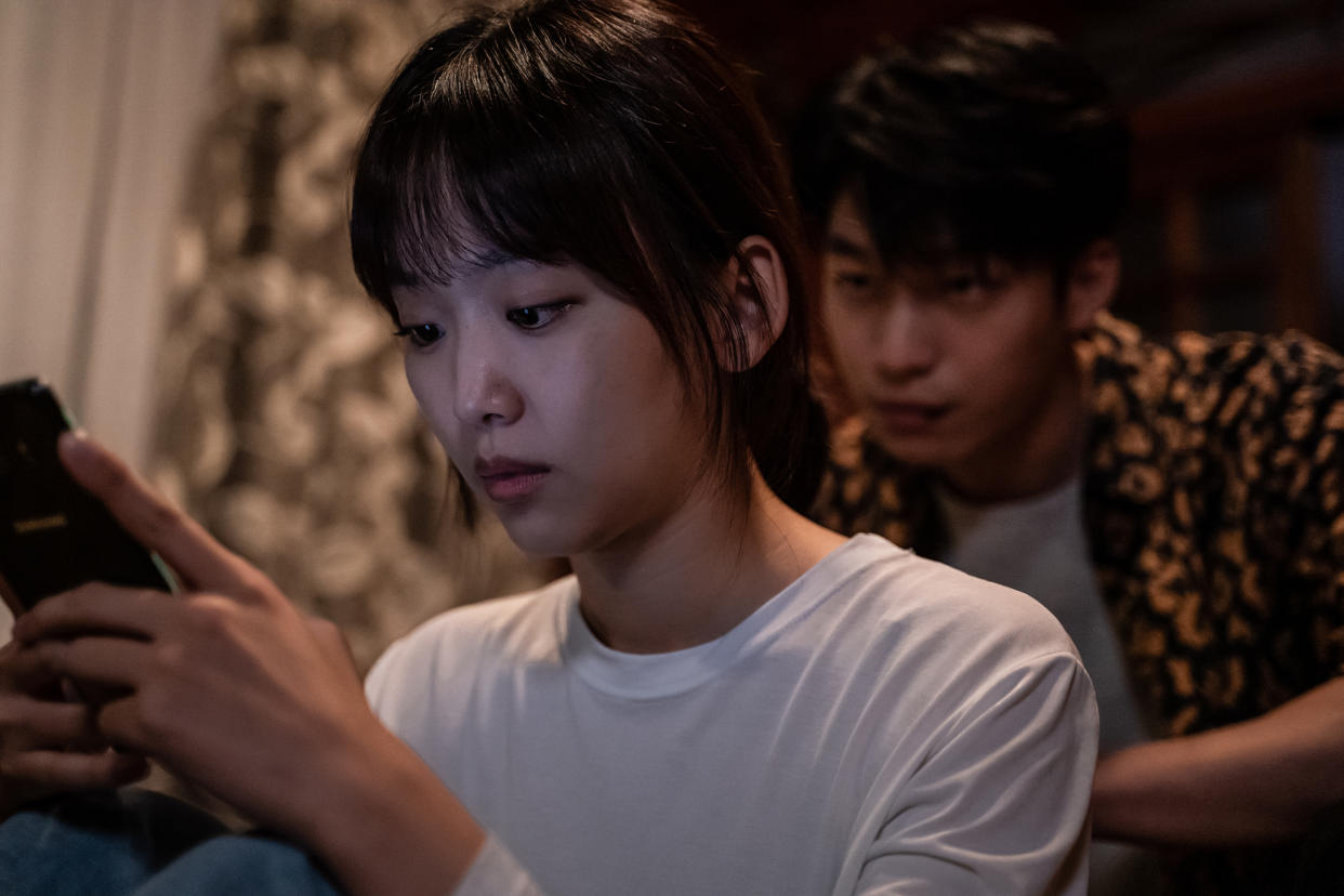 Kyung Mi and Wi Ha Joon in Midnight. (Photo: tvN)