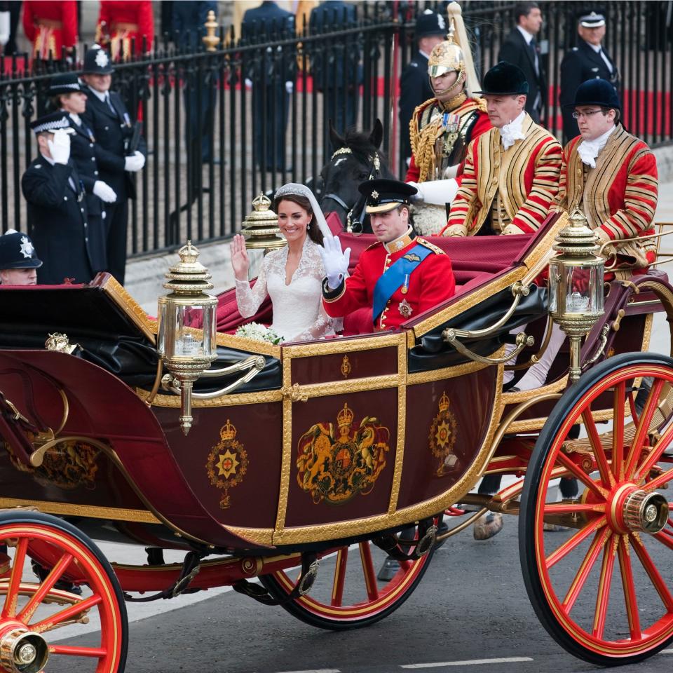 An examination of royal carriages, from William and Kate’s ornate 1902 State Landau to Queen Elizabeth’s Irish Stage Coach.