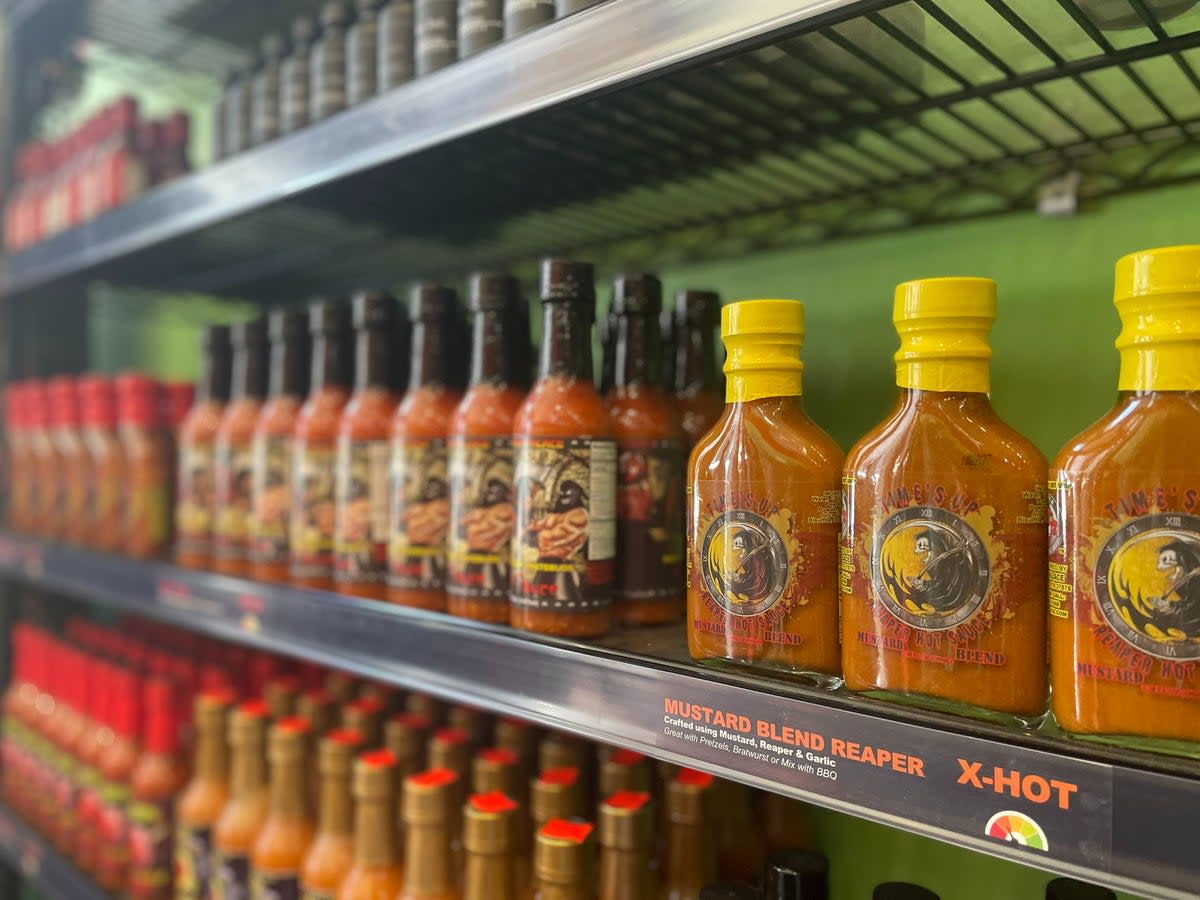 Louisiana is the home of hot sauce (Robyn Wilson)