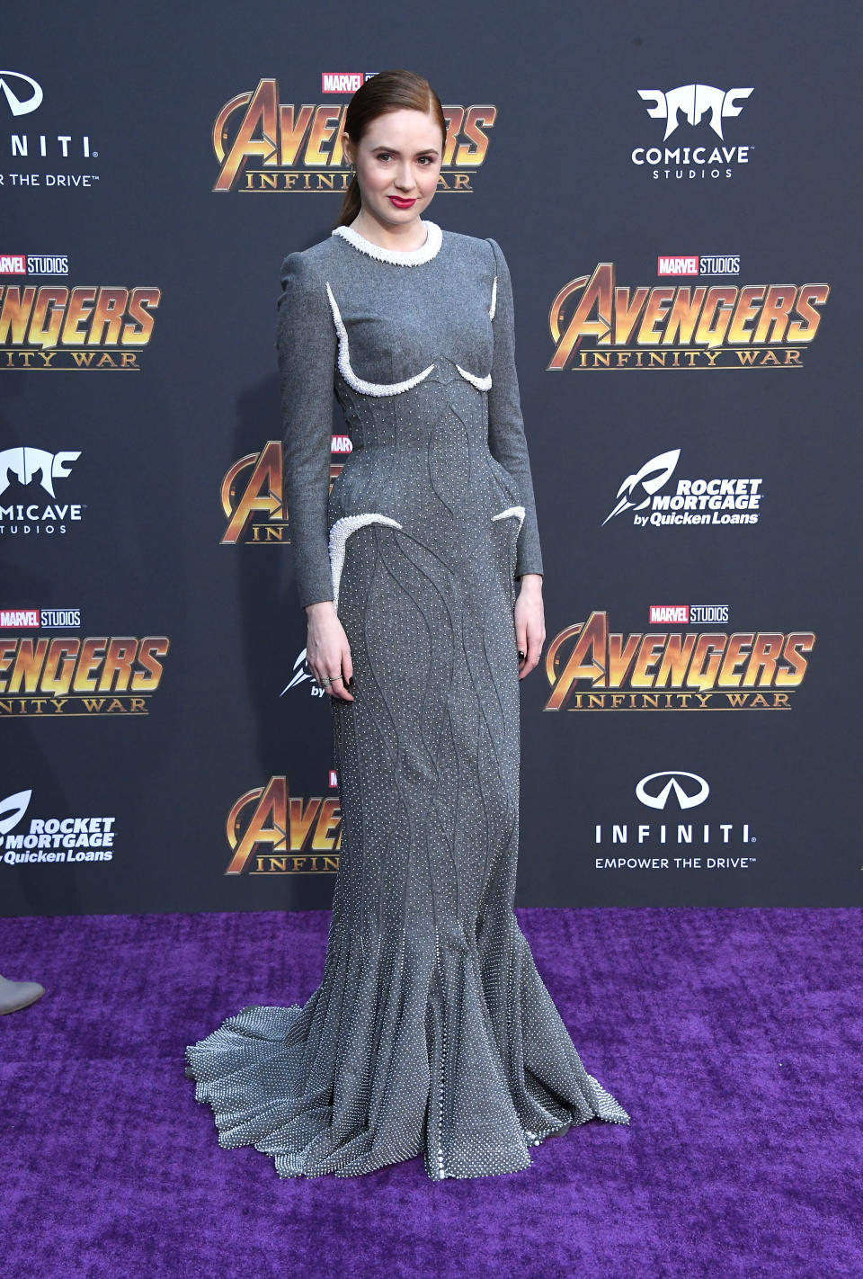 Karen Gillan at the LA premiere of ‘Avengers: Infinity War’