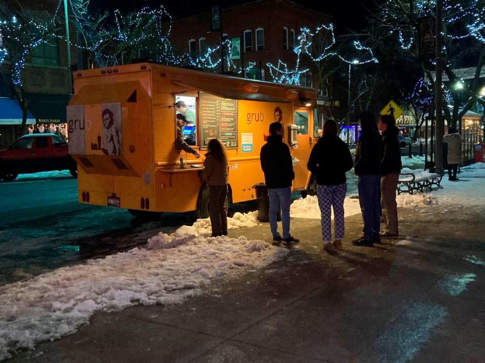 Close friends and housemates Madison Mogen and Kaylee Goncalves, two of the four victims in University of Idaho homicides, visited the Grub Truck food truck at about 1:40 a.m. on Sunday, Nov. 13. The popular late-night food option serves customers in the same downtown Moscow location adjacent Friendship Square, on Wednesday, Dec. 7, 2022.
