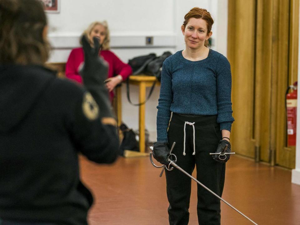 Bettrys Jones rehearses 'As You Like It' (Tristram Kenton)