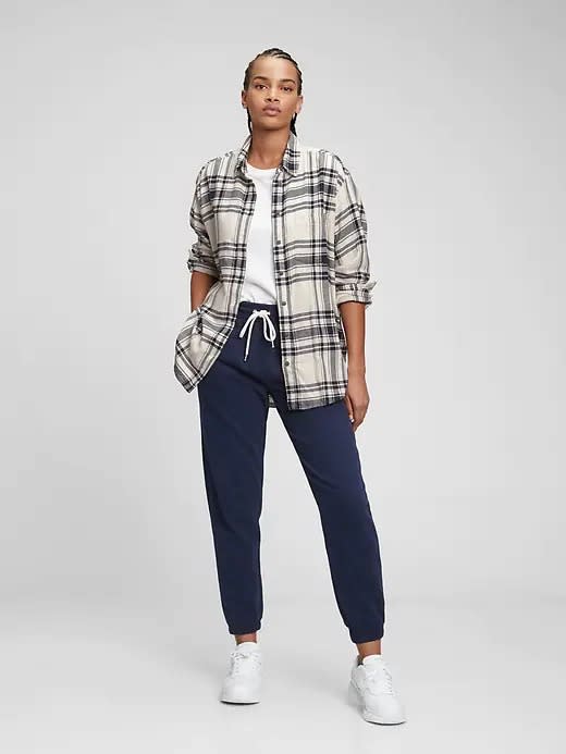 oversized flannel shirt