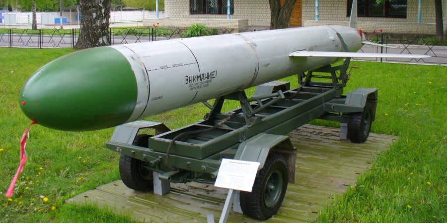 The Х-55 missile in the Ukrainian Air Force Museum