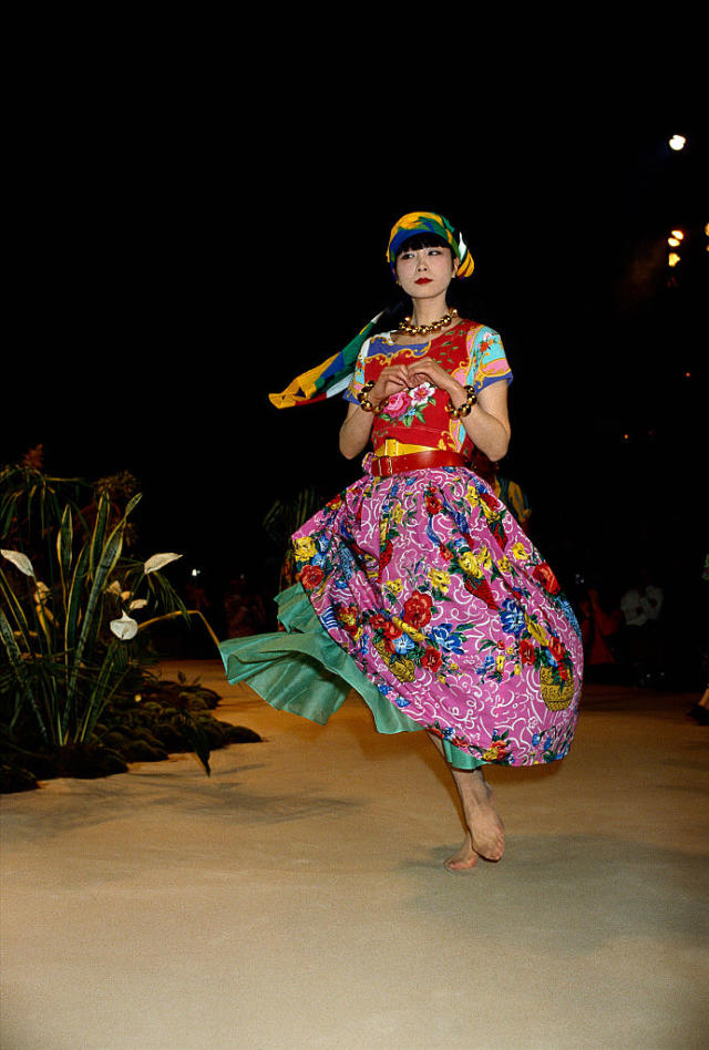 Flowers and happiness: Here are some of Kenzo's archival fashion