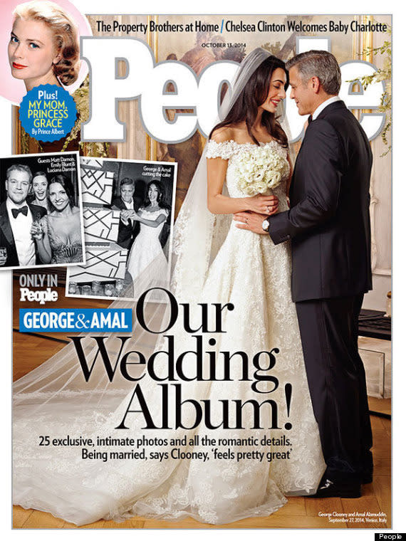 Amal Alamuddin's wedding dress.