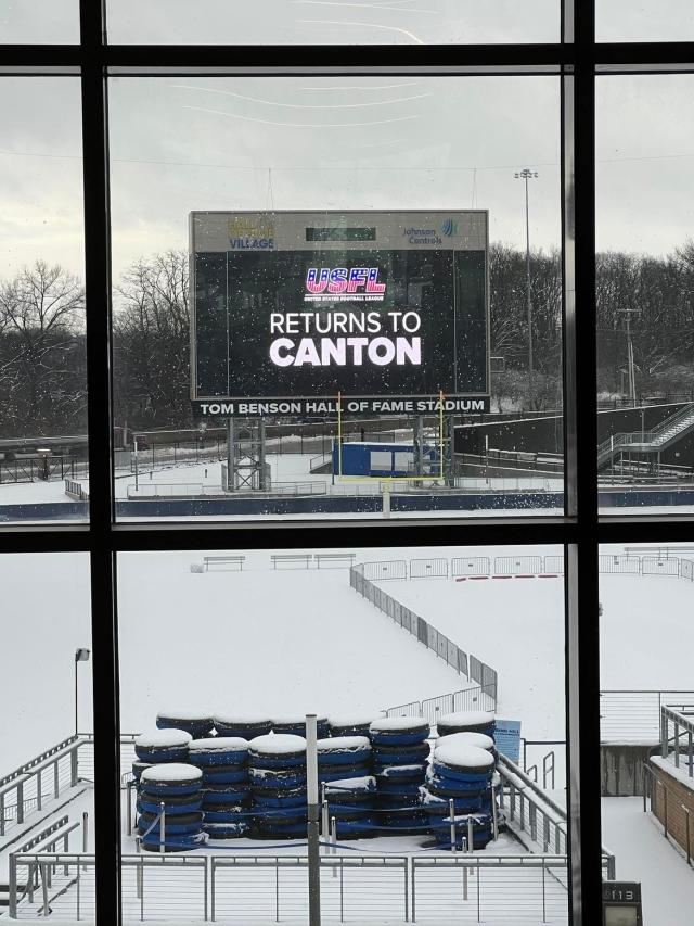 Pro football for $10: USFL tickets for Canton games go on sale Wednesday,  March 8