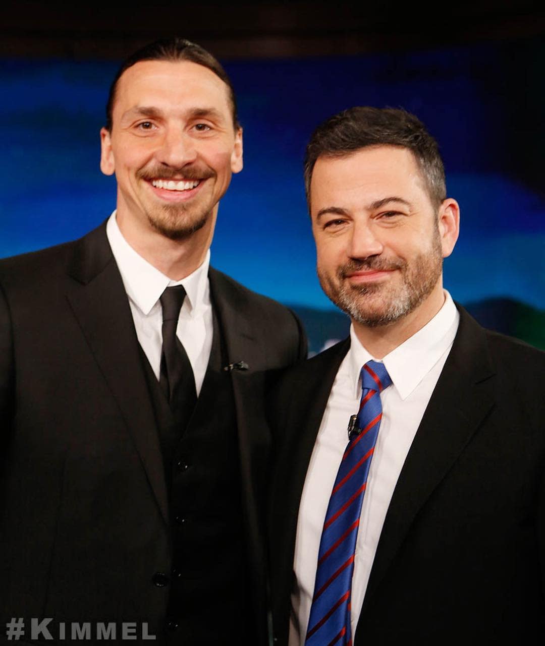 Ibrahimovic en el show de Jimmy Kimmel/Ibrahimovic/Instagram