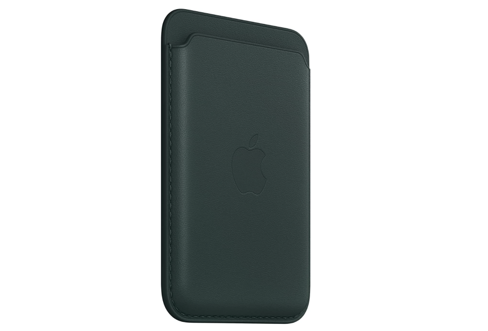 Apple iPhone Leather Wallet with MagSafe — Forest Green. (PHOTO: Amazon Singapore)