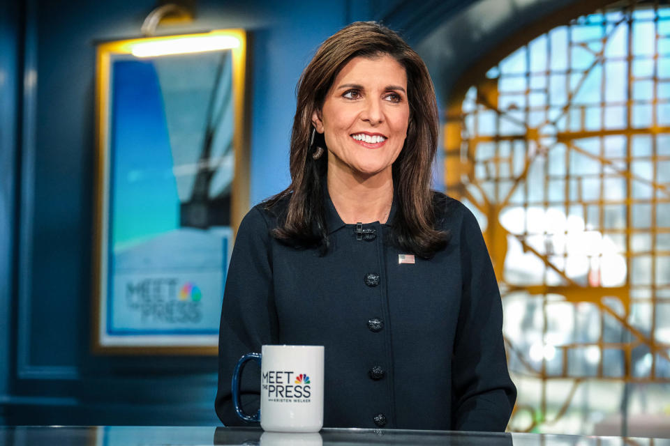 Republican presidential nominee hopeful Nikki Haley (William B. Plowman / NBC)