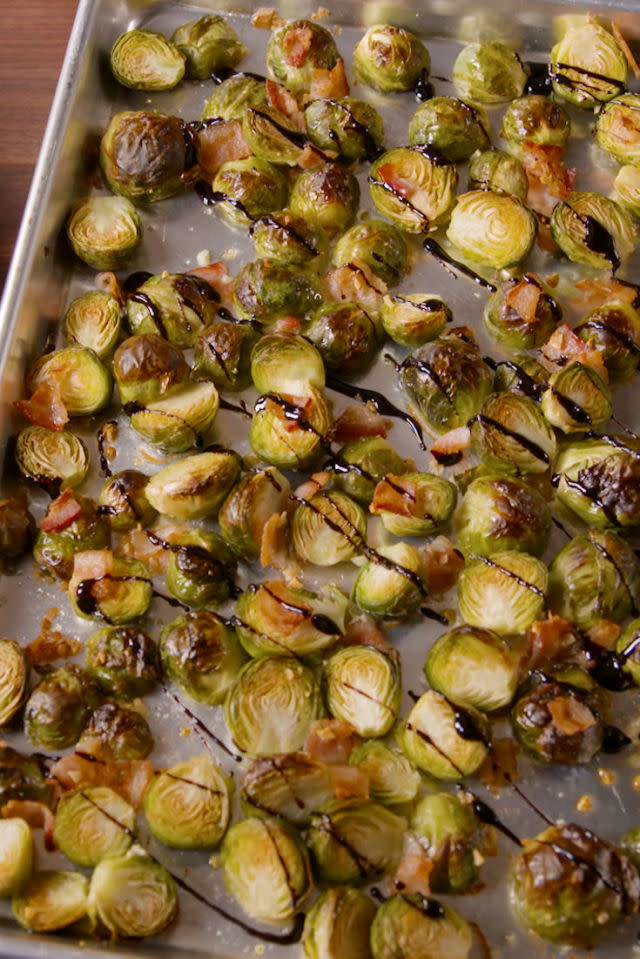 Bacon Balsamic Brussels Sprouts