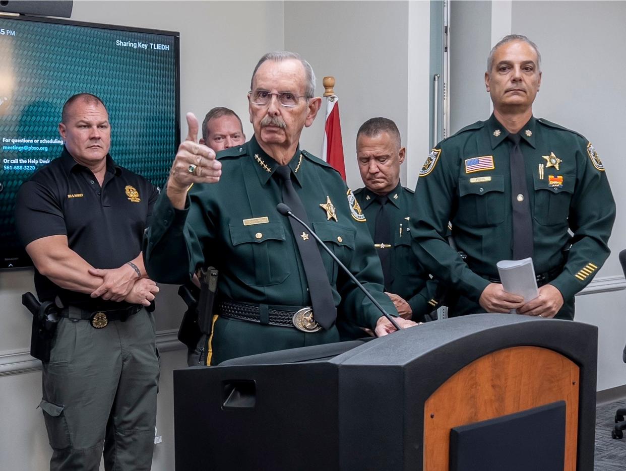 According to a database maintained by the Florida Department of Law Enforcement, the Palm Beach County Sheriff's Office, led by Sheriff Ric Bradshaw, pays the highest salaries among all sheriff's departments in Florida.