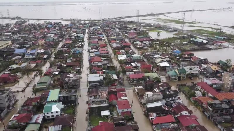 Aftermath of Typhoon Goni in Baao, Camarines Sur