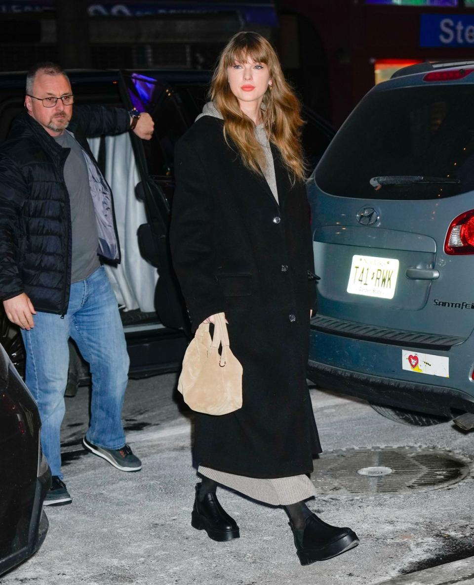 taylor swift in new york city on january 18, 2024