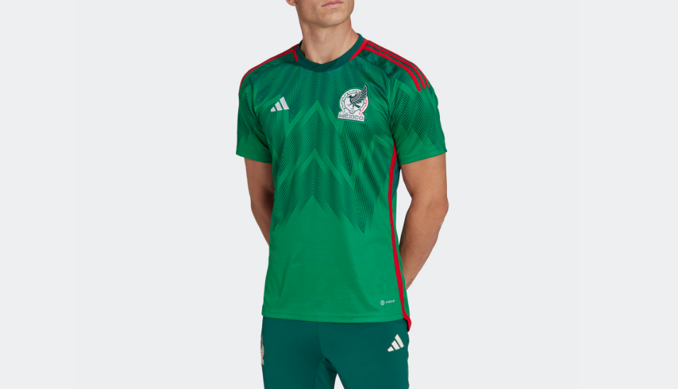 Jersey local para hombre de la Selección Nacional De México (Aficionado). / Imagen: Adidas México