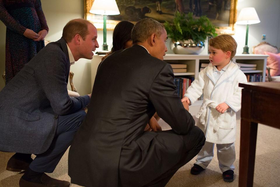 Meetings with world leaders are not typically the norm for royal children.