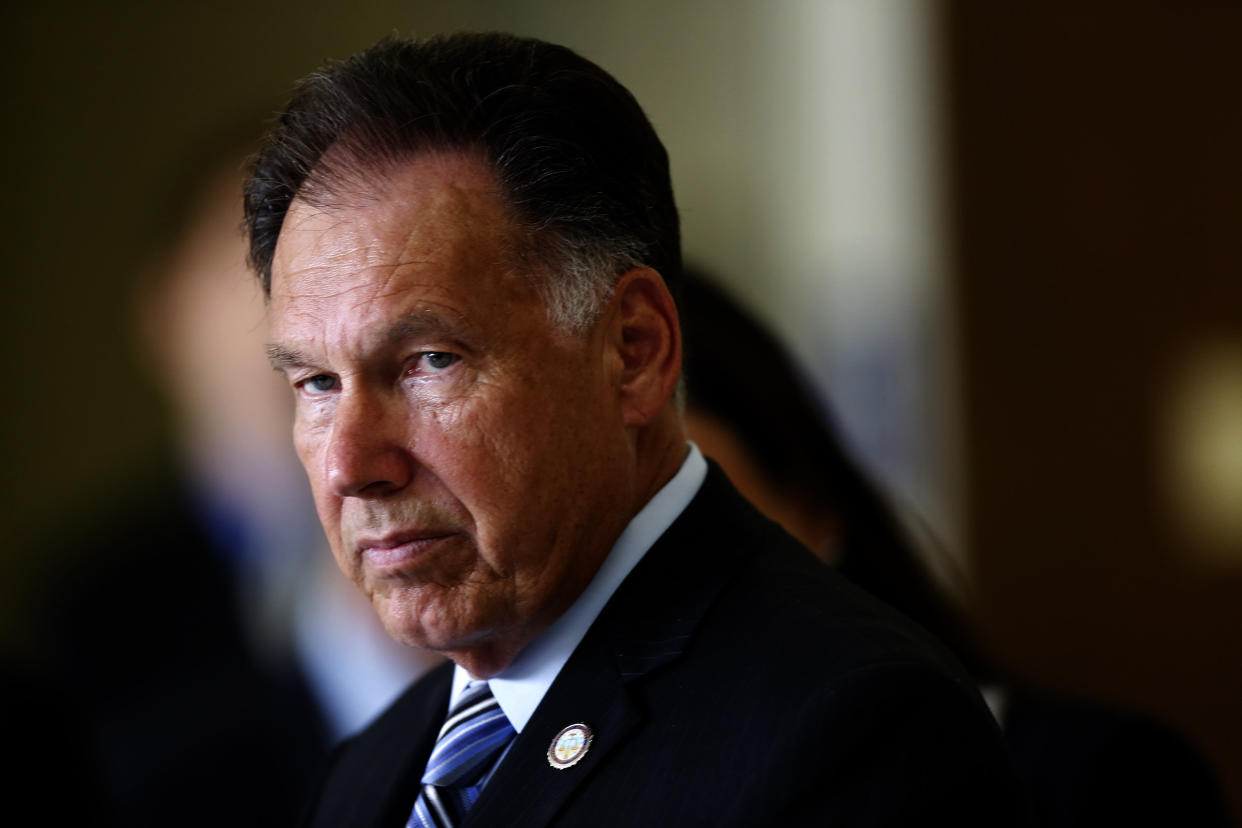 Orange County District Attorney Tony Rackauckas spoke to CBS' "60 Minutes" about the use of jailhouse informants in a segment that will air Sunday. (Photo: Irfan Khan/Los Angeles Times via Getty Images)