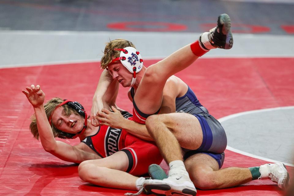 North DeSoto moved 13 wrestlers into the LHSAA championship semifinals during Friday's wrestling at the Brookshire Arena.
