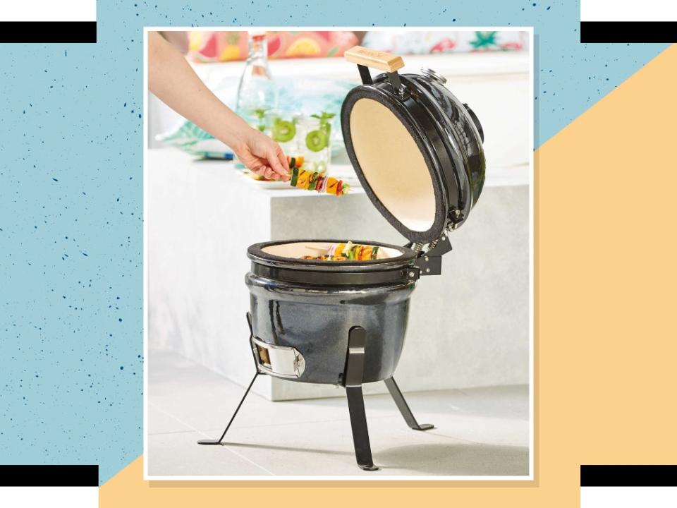 This adorable egg barbecue is compact enough for any garden space  (iStock/The Independent)