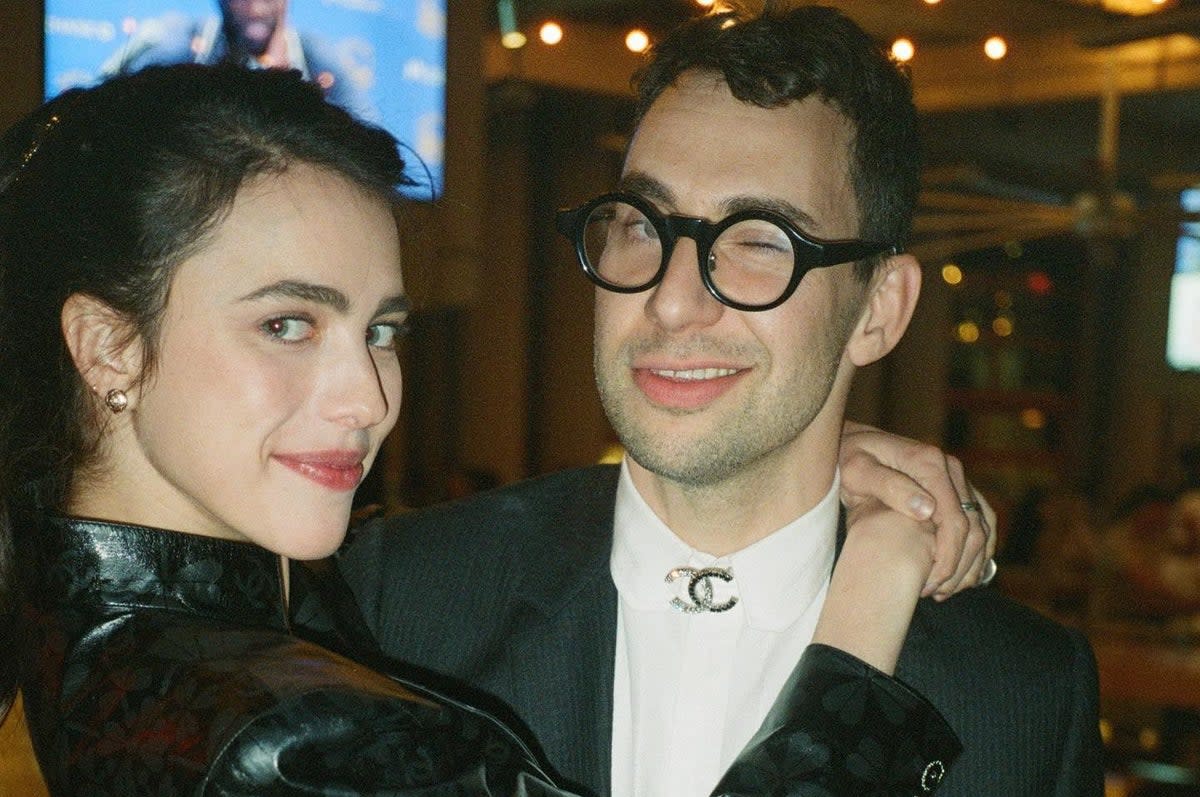 Jack Antonoff and Margaret Qualley (via Jack Antonoff on Instagram)