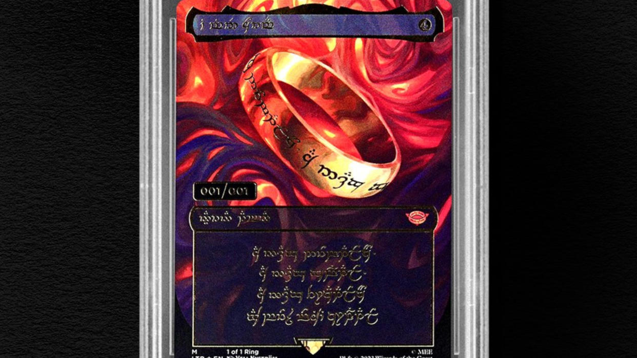  The One Ring card, as displayed on PSAcard's Twitter account 