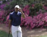 Tiger Woods on the 13th hole during the first round for the Masters golf tournament Thursday, April 11, 2019, in Augusta, Ga. (AP Photo/David J. Phillip)