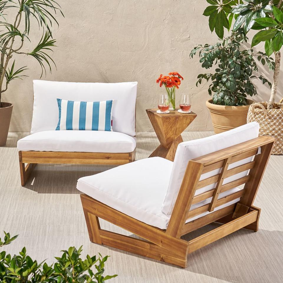 <p><a href="https://go.redirectingat.com?id=74968X1596630&url=https%3A%2F%2Fwww.wayfair.com%2F--%2Fpdp%2Fallmodern--louise-patio-chair-with-cushions-x111646277-l6847-almn1453.html&sref=https%3A%2F%2Fwww.elle.com%2Ffashion%2Fshopping%2Fg60412443%2Fmost-comfortable-outdoor-chairs%2F" rel="nofollow noopener" target="_blank" data-ylk="slk:Shop Now;elm:context_link;itc:0;sec:content-canvas" class="link ">Shop Now</a></p><p>Louise Patio Chair with Cushions</p><p>wayfair.com</p><p>$560.00</p>