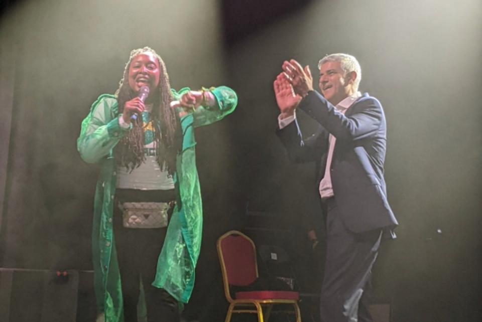 Dawn Butler and Sadiq Khan