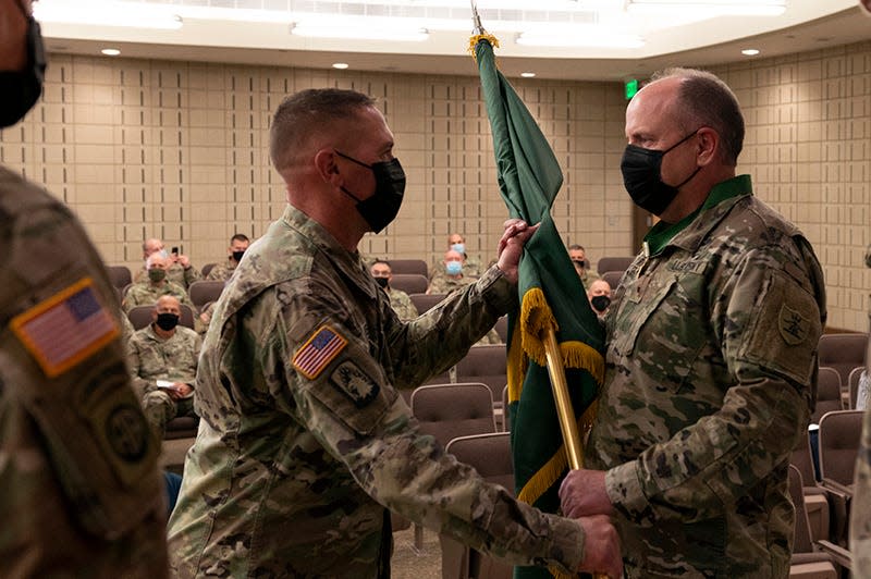 Col. Jonathan Erickson assumed command of the Land Component Command
