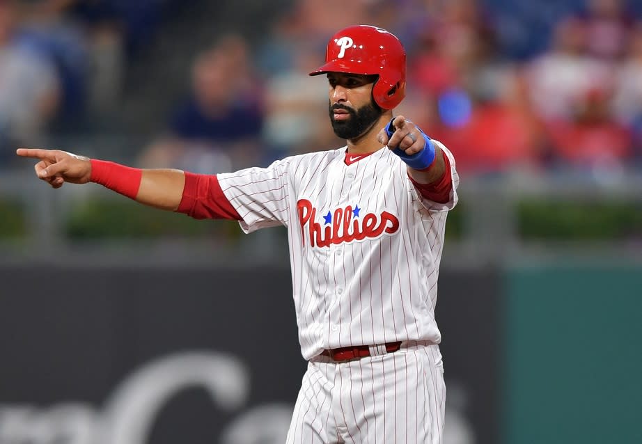 New Phillies slugger Jose Bautista highlights a group of potentially impactful August trade additions. (Getty Images)