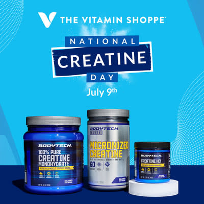 The Vitamin Shoppe will celebrate National Creatine Day on July 9 to amplify the proven benefits of the increasingly popular sports nutrition supplement.