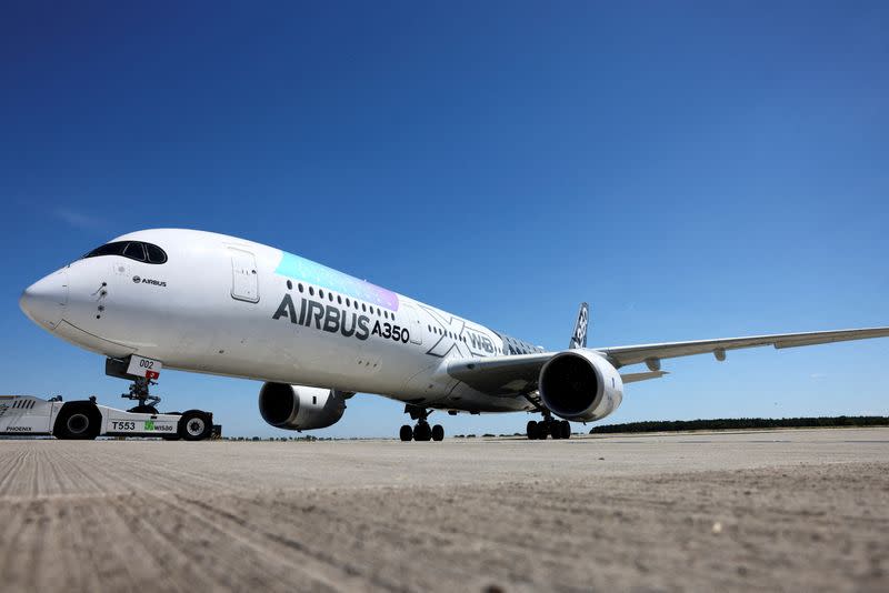 FILE PHOTO: Opening of the International Aerospace Exhibition ILA at Schoenefeld Airport, in Berlin