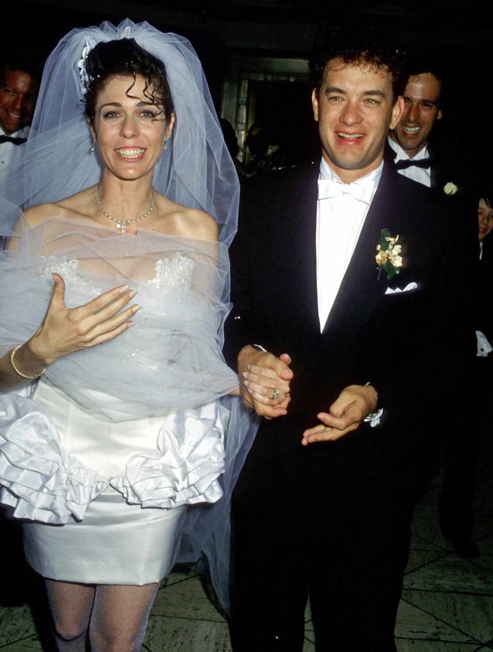 Tom Hanks and Rita Wilson Wedding Reception