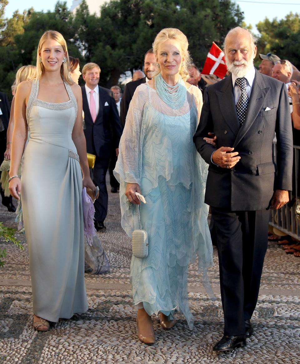 Lady Gabriella Kingston with Prince and Princess Michael of Kent in 2010 (Getty Images)
