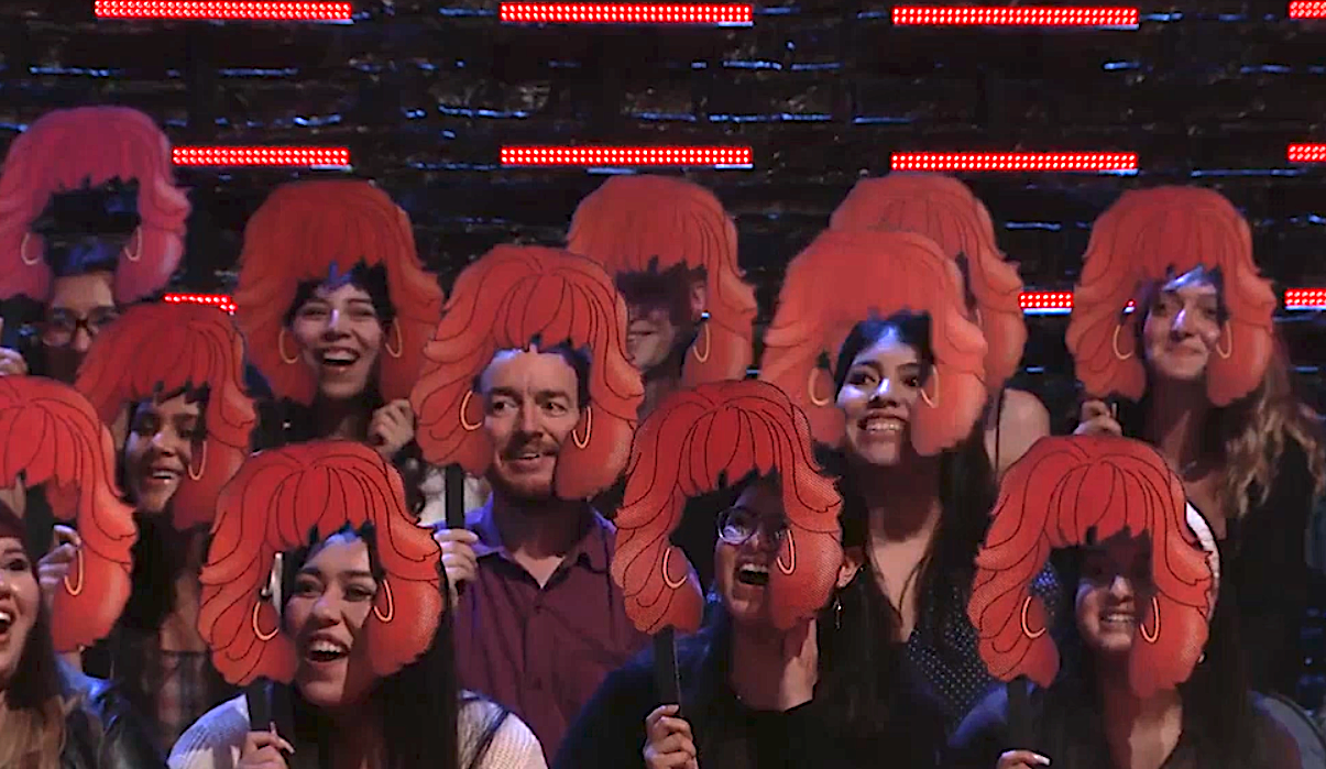 Reba McEntire superfans get in the spirit on 'The Voice' Season 24, night two. (NBC)