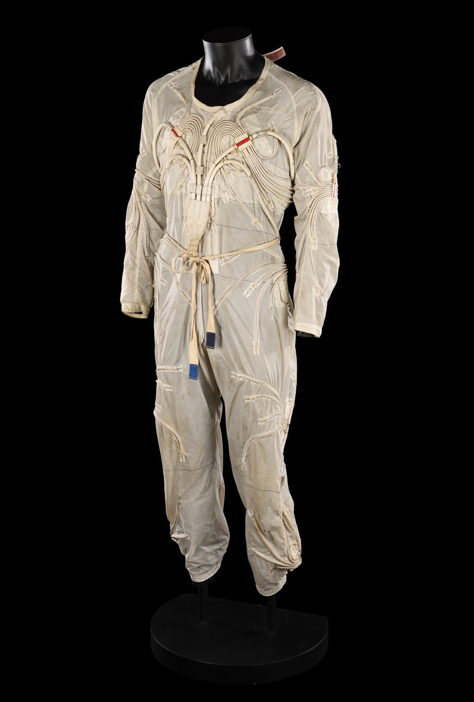 David Bowie’s Major Tom spacesuit from the Ashes To Ashes music video (Propstore/PA)