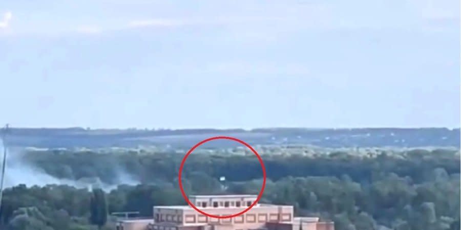 The Ukrainian flag appeared on the roof of the district state administration