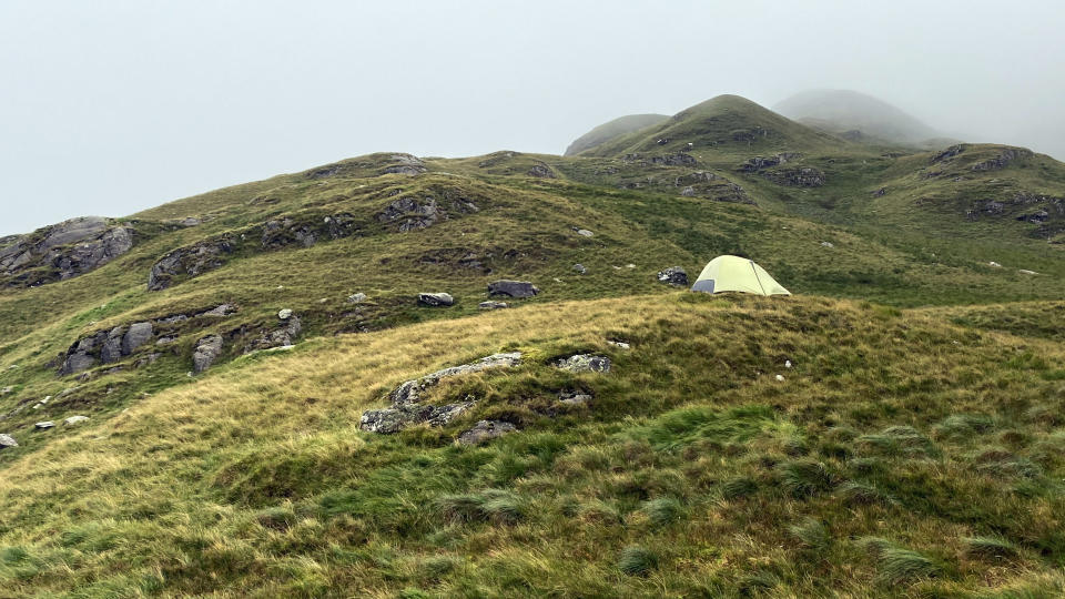 Nemo Hornet Osmo Ultralight Backpacking Tent: tent in the hills