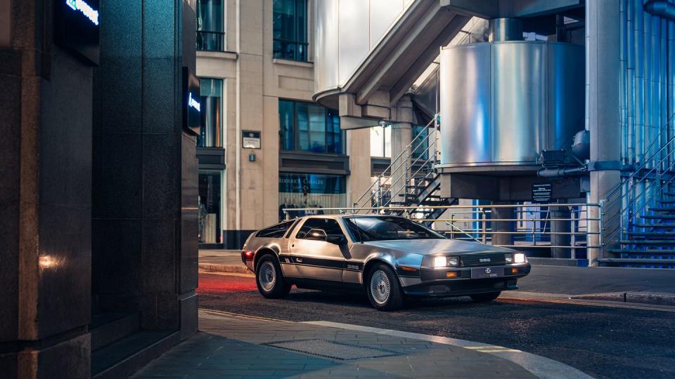 dmc delorean ev by electrogenic