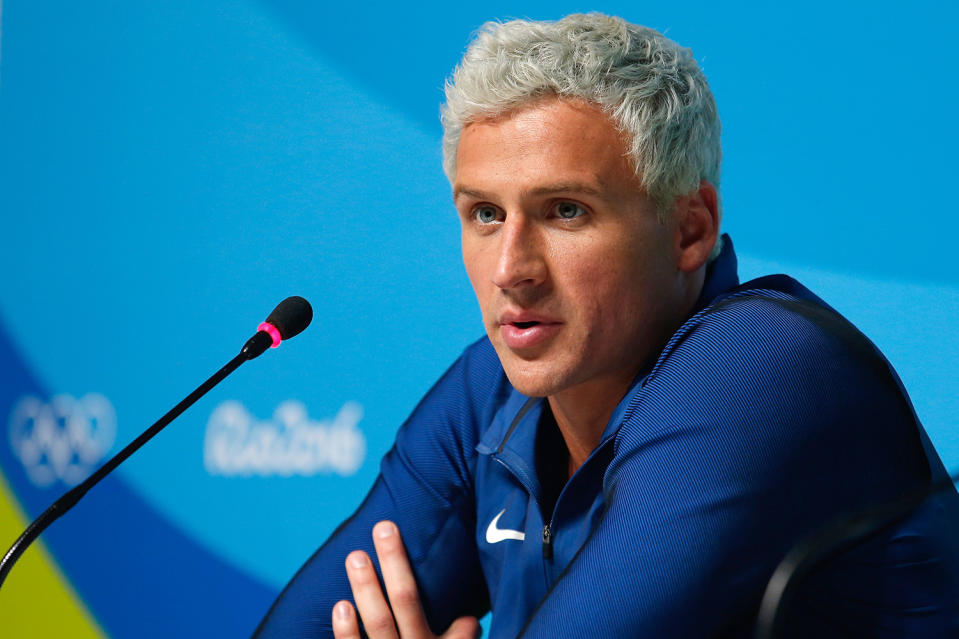 Ryan Lochte claimed he was robbed at gunpoint. (Reuters)