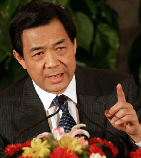 Disgraced Chinese leader Bo Xilai (pictured in 2007) ran an extensive wire-tapping system that spied on top officials including the president and contributed to his downfall, the New York Times said