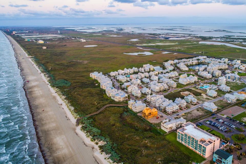 High Above Port Aransas Condos and Real Estate Development on Padre Island Coastline