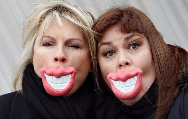 Jennifer Saunders and Dawn French 