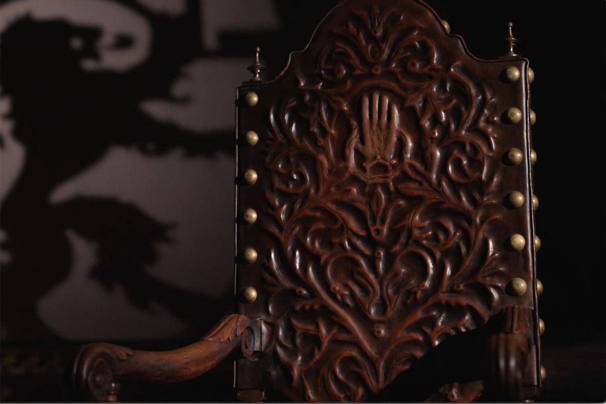 Hand of the King Small Council chair from the Game of Thrones Studio Tour