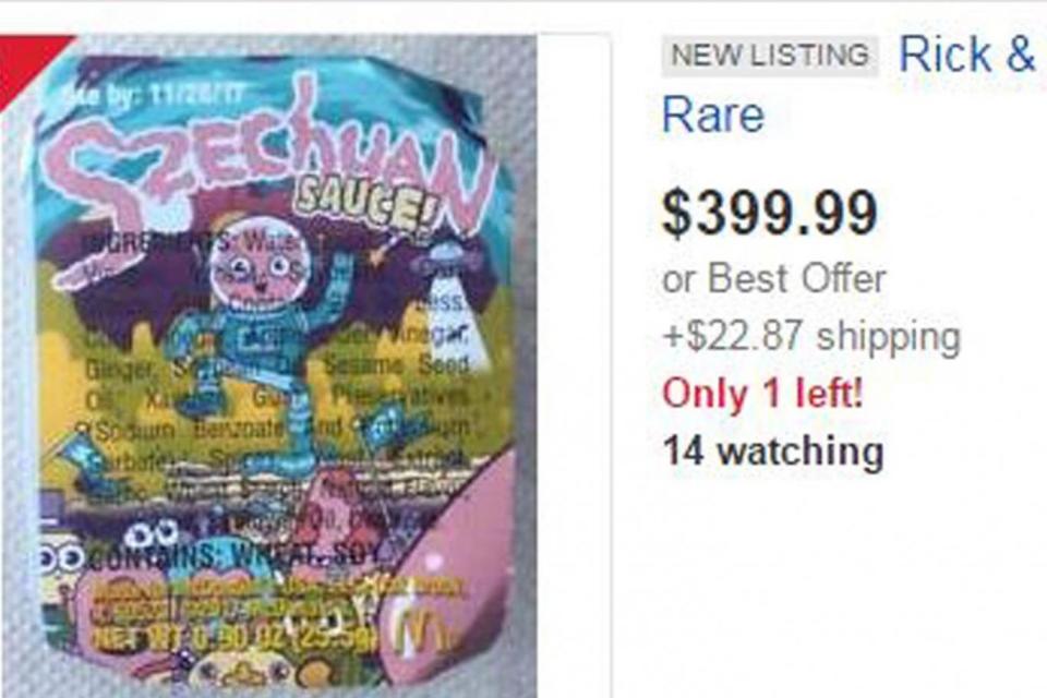 The limited edition Szechuan sauce was being sold for hunreds of dollars on eBay (eBay)