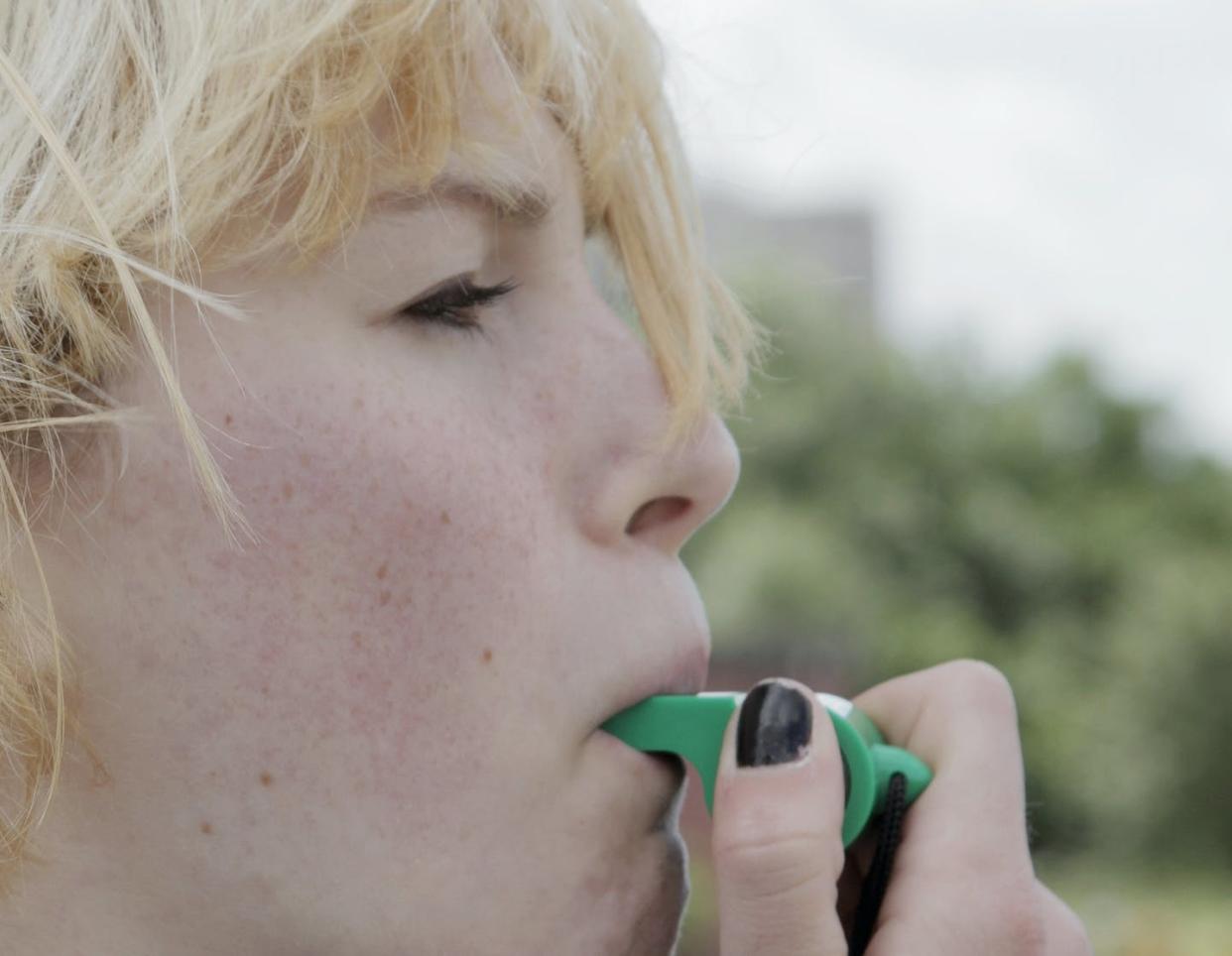 <span class="caption">The vast majority of high-profile big tech whistleblowers in recent years have been women.</span> <span class="attribution"><a class="link " href="https://www.gettyimages.com/detail/photo/girl-blowing-whistle-outdoors-royalty-free-image/129299771" rel="nofollow noopener" target="_blank" data-ylk="slk:Elke Meitzel/Image Source via Getty Images;elm:context_link;itc:0;sec:content-canvas">Elke Meitzel/Image Source via Getty Images</a></span>