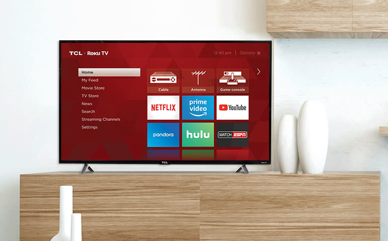 Get this TCL 40-inch HD Roku Smart LED TV (40S325) for just $258. (Photo: TCL)